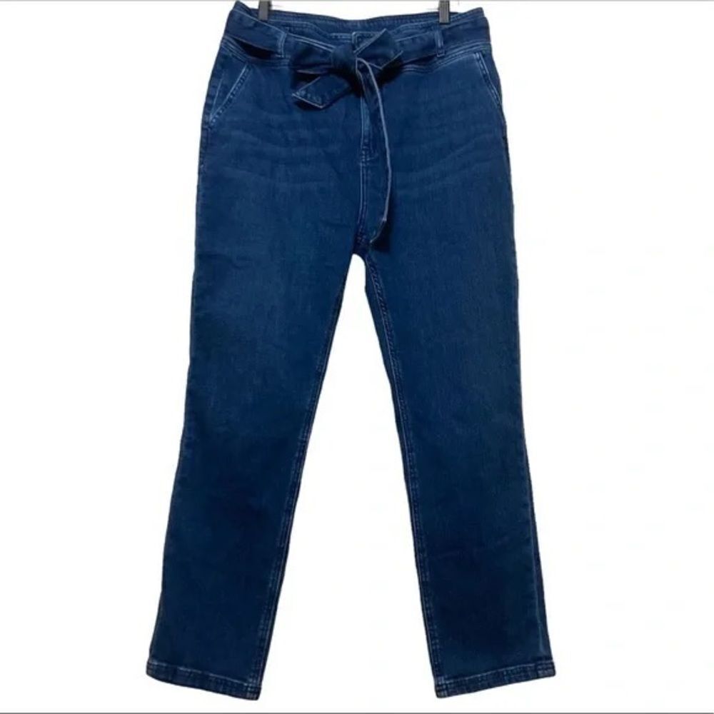 ✨2xHP✨Boden tie waist slim straight jeans ✨ - Picture 6 of 8